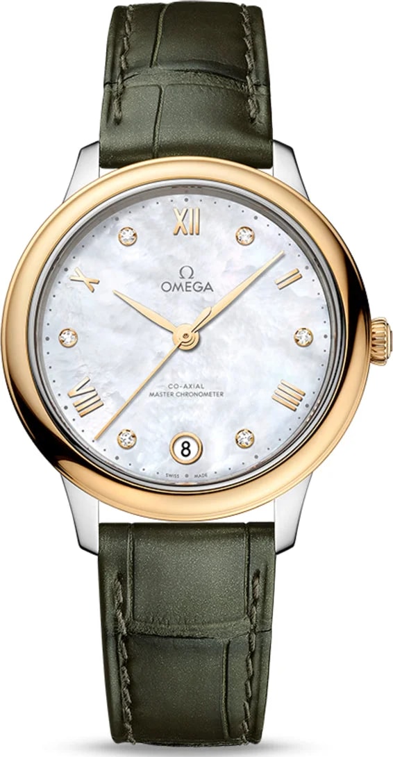 Worldofluxuryus — Omega de Ville Prestige Stainless Steel & 18K Yellow Gold Lady's — Watch — resale