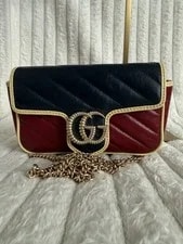 Gucci — Gucci Azalea Matelasse Diagonal Torchon GG Marmont — Handbag — resale