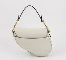 Christian Dior Saddle Small Grained Top Handle Good Condition 3