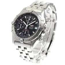 Breitling — Breitling Chronomat A13050.1 39mm SS Black Dial Automatic Chronograph Date #C425 — Watch — resale