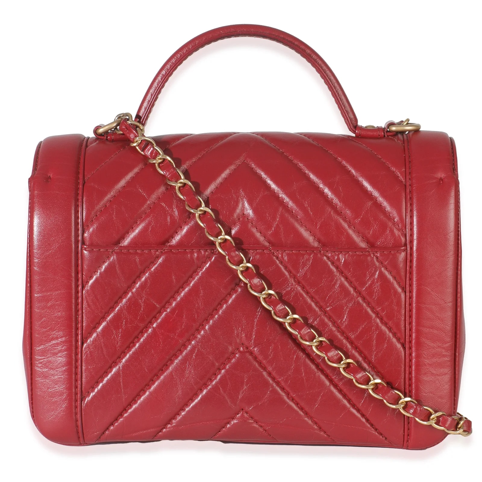 Chanel Chevron Top Handle Flap 2
