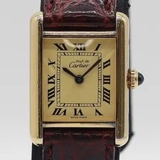 Cartier Must Tank SV925 Sterling Silver Ivory #VWM3420 4