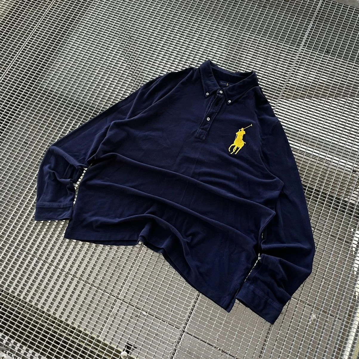 Polo Ralph Lauren — Polo Ralph Lauren Rugby Long Sleeve Tee T-shirt Big Pony Y2K — streetwear — resale