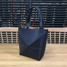 Loewe Puzzle Fold Mini Abyss Shiny Calf A657V25X01 2way 2
