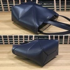 Loewe Puzzle Fold Mini Abyss Shiny Calf A657V25X01 2way 3
