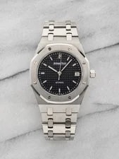 Audemars Piguet — 2000s Audemars Piguet Royal Oak 14790ST Stainless Steel Black Dial Automatic 36m — Watch — resale