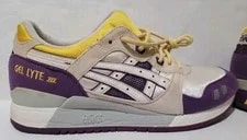 Asics Gel Lyte 3 III Lakers H305N 10 Shoes 3