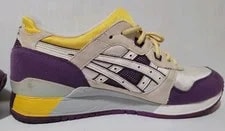 Asics Gel Lyte 3 III Lakers H305N 10 Shoes 4