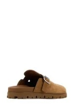 Prada $1170 Cinnamon Mules New & 3