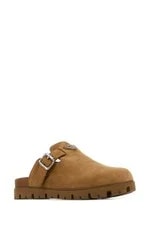 Prada $1170 Cinnamon Mules New & 4