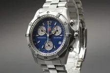 Heuer — [N ] T Ag Heuer Professional 2000 CK1112 Chronograph Blue Quartz — Watch — resale