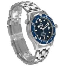 Omega Seamaster Midsize 36 Steel Blue Dial 2222.80.00 3