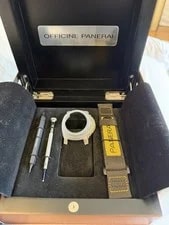 Panerai Luminor Submersible Titanio PAM00025 Titanium Hobnail Dial 2