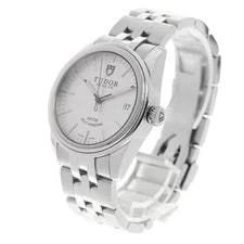 Tudor Glamour 55000 36mm SS Silver #C22086 2