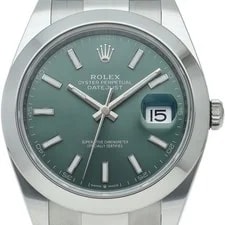Rolex — Rolex Datejust 41 Oyster Green 126300 Stainless Steel 41mm #LPW401 — Watch — resale