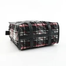 Balenciaga Bazar Convertible Lambswool Embroidered Tartan 3