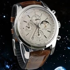 Breitling Transocean Chrono 1461 - Moonphase A19310 43mm -Steel Bracelet + Strap 3