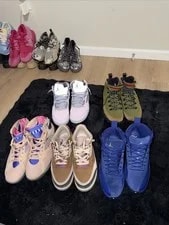 Jordan Lot 6 Pairs ’S Sizes 11-12 Retro 5 Retro 7 Retro 12 2