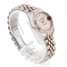 Rolex Datejust 10P Diamond 179171G Pink Random Number Second Hand 3