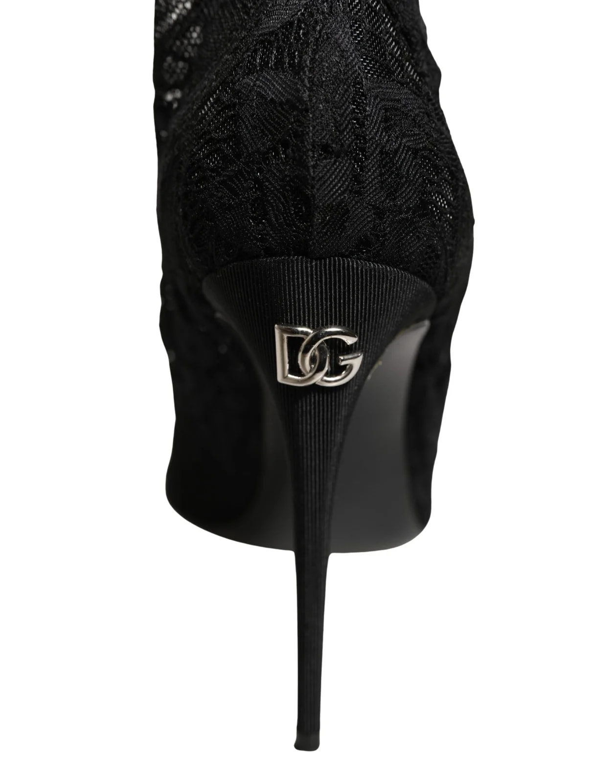 Dolce & Gabbana — Dolce & Gabbana Taormina Lace Socks — Designer Shoe — resale