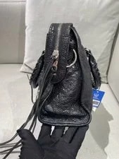 Auth Balenciaga Classic City Crossbody Aged 4