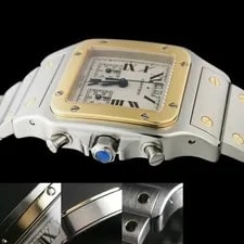 Cartier Santos Galbee Chronograph LM W20042C4 Quartz #SU077 4