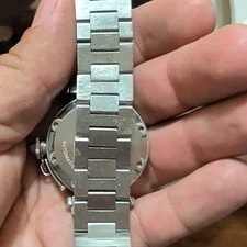 Cartier Pasha de 35mm Automatic Swiss Made Black Dial Silver Bracelet 2