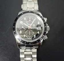 Tudor Chronotime 79260 Automatic Black Dial Chronograph SS Bracelet 3