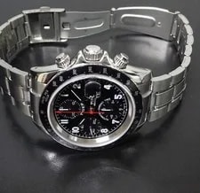 Tudor Chronotime 79260 Automatic Black Dial Chronograph SS Bracelet 4