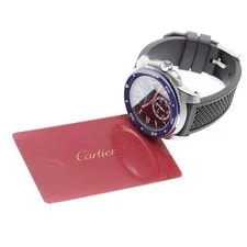 Cartier — Cartier Calibre DE Diver WSCA0010 43mm SS Rubber Navy Dial Date #C081 — Watch — resale
