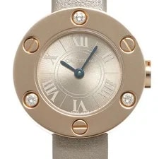 Cartier — Cartier Love WE801131 Pink Gold/diamond Quartz Brown Dial — Watch — resale