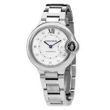 Cartier — Ballon Bleu Quartz Diamond Silver Dial W4BB0020 — Watch — resale