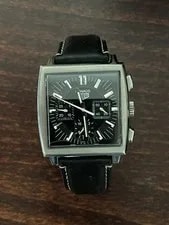 Tag Heuer — TAG Heuer Monaco Black - WW2110 — Watch — resale