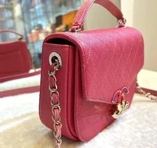 Chanel Season CC Flap Top Handle 25 Series E083101 148576468 4