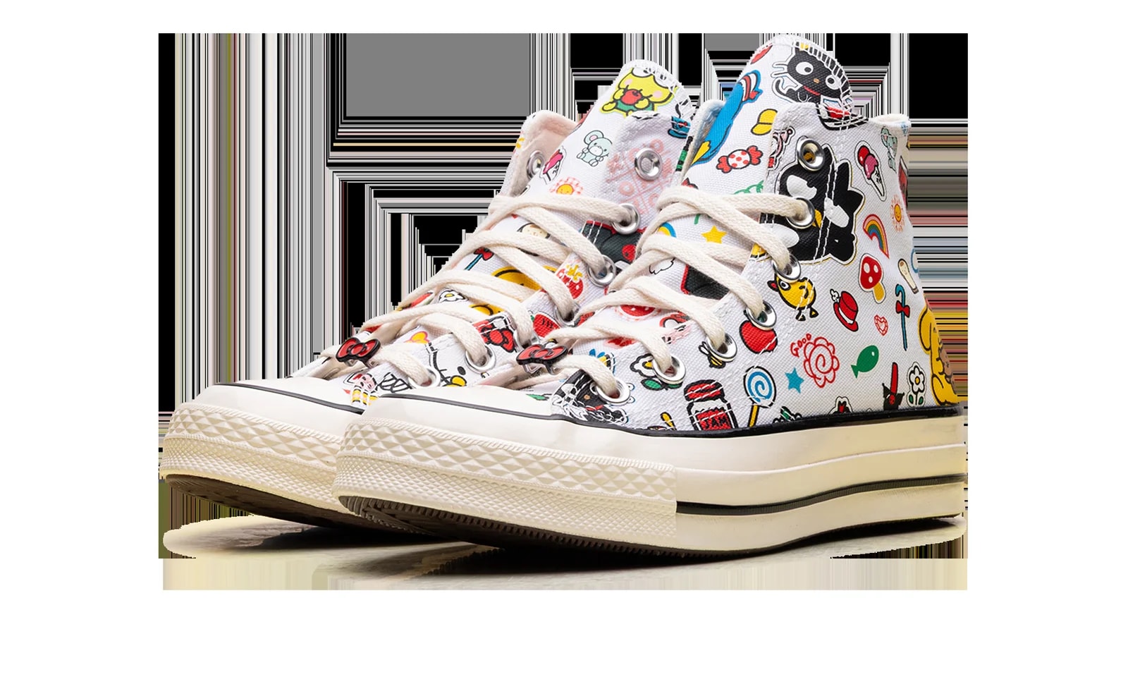 Chuck 70 Hi "Hello Kitty Stickers" A17696C 2