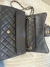 Chanel Junbo Flap Quilted Chain Strap Turn Lock 3
