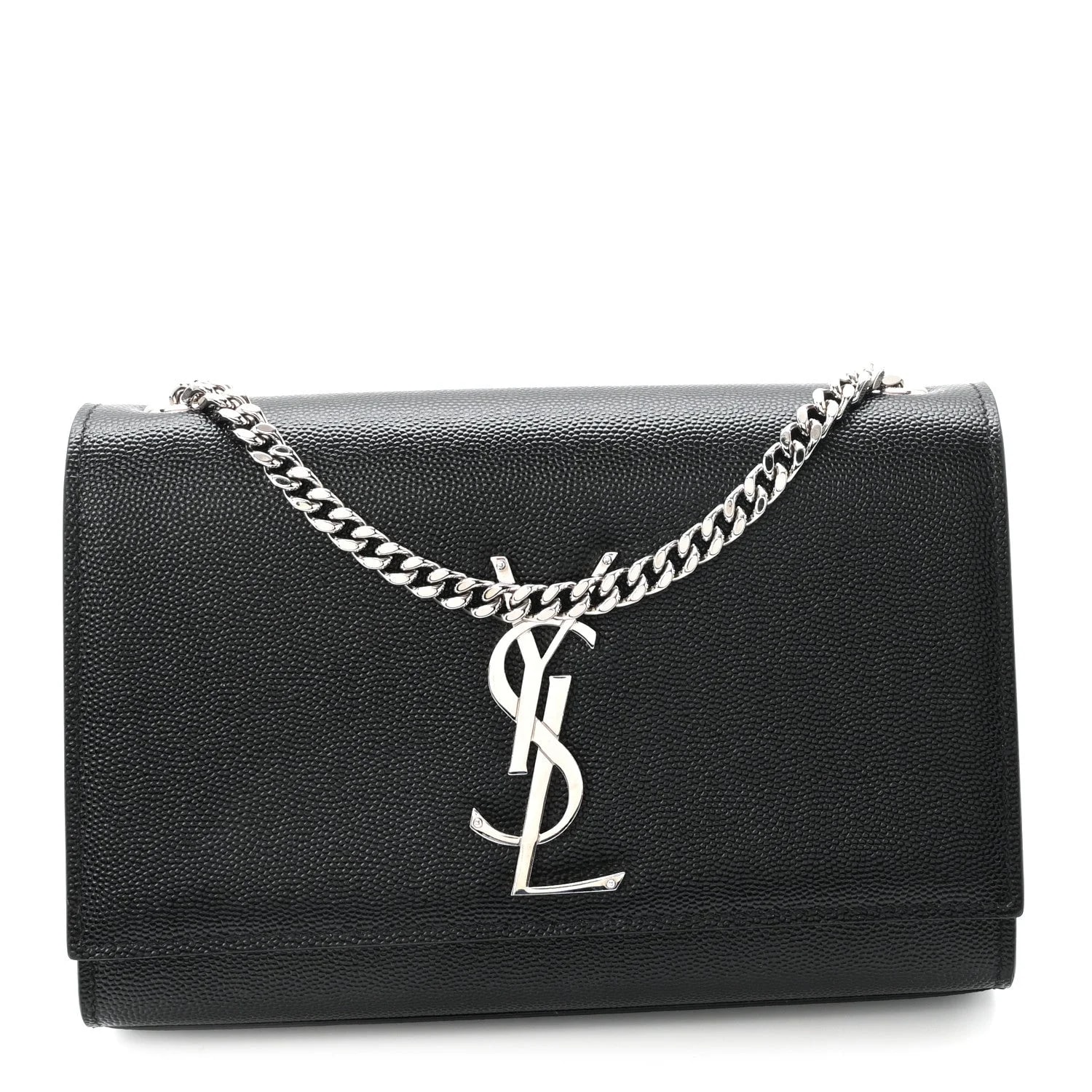 Saint Laurent — Grain de Poudre Small Kate Satchel — Handbag — resale