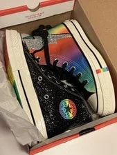 Converse Chuck 70 Hi Pride Glitter 165713C ’s 3.5 W5.5 3