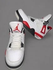 Jordan — Jordan Air 4 ’S Mid Top Lace-Up Basketball — Sneaker — deal