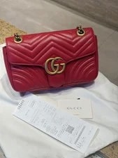 Gucci — Gucci GG Marmont Medium Matelassé HW — Handbag — resale