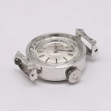 Dead Level Working Good Manual Wind Omega de Ville Top Only Silver Dial W 2