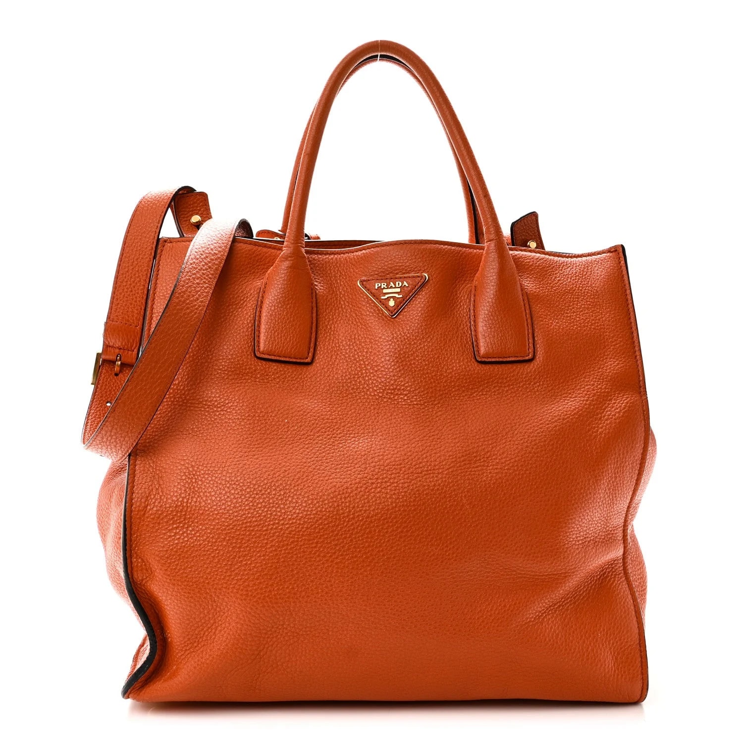Prada — Vitello Daino Rame — Handbag — resale
