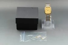 【 N 】 Omega de Ville 395.0876.2 Cal.1378 Gold Tone Quartz Japan 4