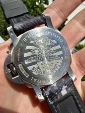 2022 Panerai PAM01323 Navy Seals GMT 44mm W/ Box & Papers 4
