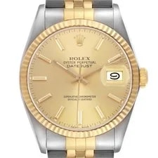 Rolex — Rolex Datejust 36 Steel Yellow Gold Champagne 16013 — Watch — resale