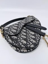 Christian Dior Saddle Hobo w/Embroidered Strap P021CD 3