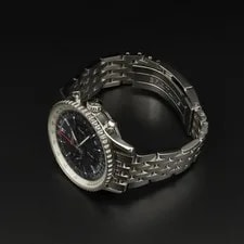 Breitling 43MM Steel Automatic Navitimer B01 Chrono Blue Dial 151165129 3