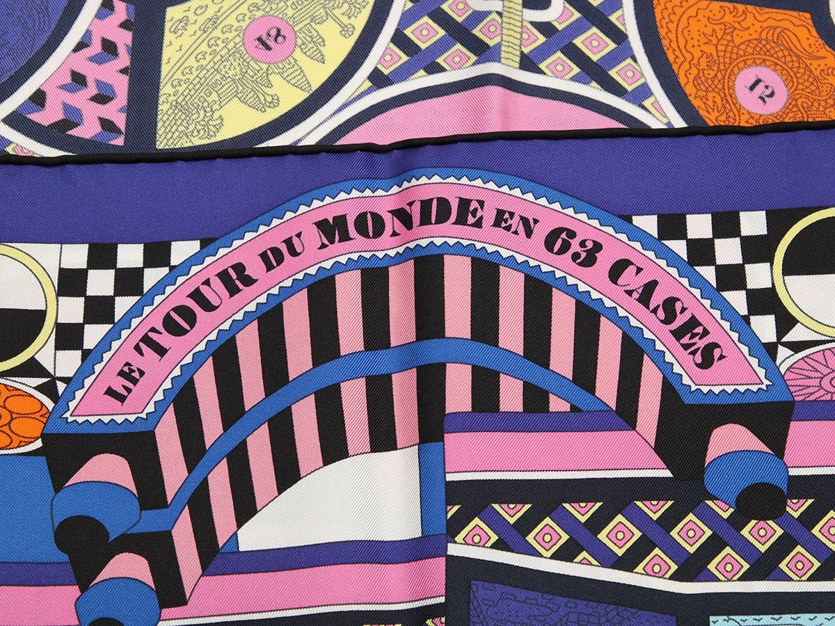 Hermès le Tour du Monde En 63 Cases Scarf 90cm 2
