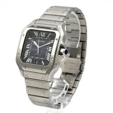 Authentic Cartier Santos de LM WSSA0064 Stainless Steel Mechanical A... 2
