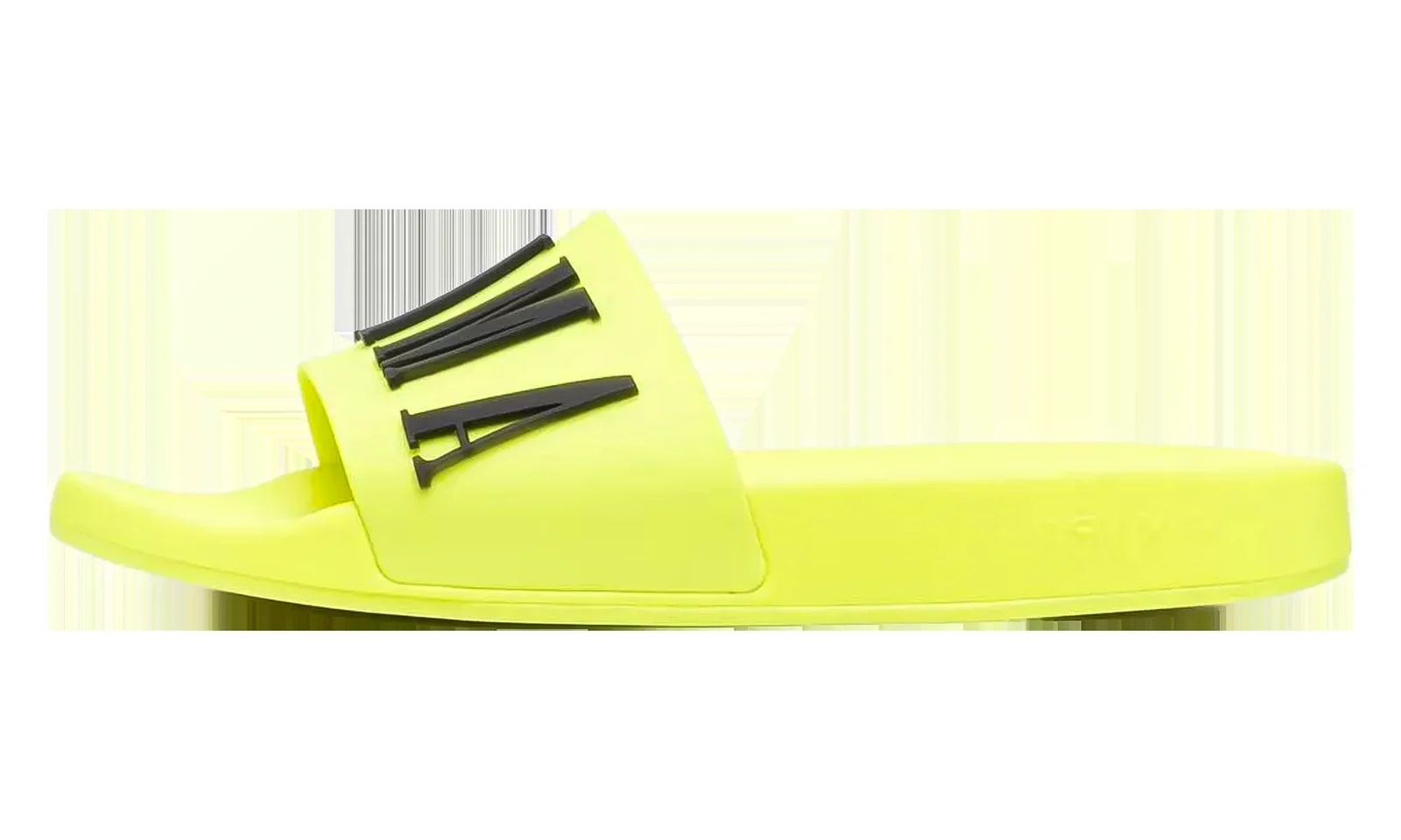 Amiri — Pool Slides "Debossed Volt " PF22MFF001 800 — Sneaker — resale
